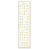 Harriet Bee Durante Arrows Personalized Growth Chart Canvas in Green/Pink/Yellow | 39 H x 10 W in | Wayfair 51F9F81E1B8F4B8B88739419F8AB0372