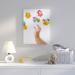 Harriet Bee 'Baby Mobile' Canvas Art Metal in White | 32 H x 24 W in | Wayfair HBEE1806 39250269