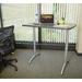 Iceberg Enterprises Iceberg Height Adjustable Standing Desk Wood/Metal in Brown/Gray | 30 W x 30 D in | Wayfair 69305