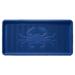 Crab 32 in. X 16 in. Non-Slip Outdoor Rubber Boot Tray Rubber in Blue Home Furnishings by Larry Traverso | 1 H x 16 W x 32 D in | Wayfair TR0301