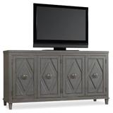 Hooker Furniture Melange Solid Wood TV Stand for TVs up to 78" Wood in Brown | 36.25 H in | Wayfair 638-85159