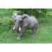 Hi-Line Gift Ltd. Walking Elephant Figurine in Gray | 14 H x 10 W x 17 D in | Wayfair 87948