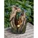 Hi-Line Gift Ltd. Polyresin Fountain w/ LED Light | 11 H x 5.5 W x 6.5 D in | Wayfair 79555-B