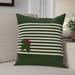 The Holiday Aisle® Holly Square Pillow Cover & Insert Polyester/Polyfill blend in Green | 16 H x 16 W x 6 D in | Wayfair HLDY5954 33811092