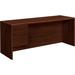 HON 10700 Series Executive Desk Wood in Brown | 29.5 H x 72 W x 24 D in | Wayfair H10746L.NN
