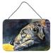 Caroline's Treasures Irish Wolfhound Sleeper by Lyn Cook Painting Print Plaque Metal | 8 H x 12 W x 0.05 D in | Wayfair 7353DS812