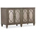 Hooker Furniture Rustic Glam 52" Wide 2 Drawer Solid Wood Credenza Wood in Brown/Gray | 30.75 H x 52 W x 22.75 D in | Wayfair 1641-10464-LTWD