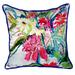 Betsy Drake Interiors Outdoor Square Pillow Cover & Insert Polyester/Polyfill blend | 12 H x 12 W x 5 D in | Wayfair SN722