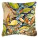 Caroline's Treasures Jubilee Crabs Indoor/Outdoor Throw Pillow Polyester/Polyfill blend | 18 H x 18 W x 5.5 D in | Wayfair JMK1248PW1818