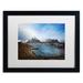 Trademark Fine Art 'Reine - Norway' Matted Framed Print on Canvas Canvas, Wood | 16 H x 20 W x 0.5 D in | Wayfair PSL0563-B1620MF