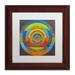 Trademark Fine Art 'Full Circle' Framed Painting Print Canvas | 11 H x 11 W x 0.5 D in | Wayfair MC0236-W1111MF