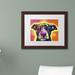 Trademark Fine Art Love A Bull by Dean Russo - Picture Frame Graphic Art Print on Canvas Canvas, Wood | 18.75 H x 22.75 W x 0.75 D in | Wayfair