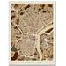 Trademark Fine Art 'Philadelphia Pennsylvania Street Map' Graphic Art on Wrapped Canvas in White/Black | 47 H x 35 W x 2 D in | Wayfair