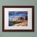 Trademark Fine Art 'The Mariner's Sentina' by David Lloyd Glover Matted Framed Print on Canvas Canvas, Wood | 16 H x 20 W x 0.5 D in | Wayfair