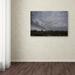 Trademark Fine Art Kurt Shaffer 'Country Clouds' Photographic Print on Wrapped Canvas Metal | 22 H x 32 W x 2 D in | Wayfair KS01224-C2232GG