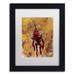 Trademark Fine Art 'Disconnect Red' by Craig Snodgrass Framed Painting Print Canvas, Wood | 13 H x 16 W x 0.75 D in | Wayfair ALI2700-B1114MF