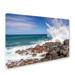 Trademark Fine Art "Queen's Bath Wave" by Pierre Leclerc Photographic Print on Wrapped Canvas Canvas | 16 H x 24 W x 2 D in | Wayfair