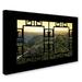 Trademark Fine Art "Window Wall I" by Philippe Hugonnard Photographic Print on Wrapped Canvas Canvas | 16 H x 24 W x 2 D in | Wayfair