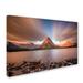 Trademark Fine Art "Mount Grinnell Sunrise" by Pierre Leclerc Photographic Print on Wrapped Canvas Metal | 22 H x 32 W x 2 D in | Wayfair