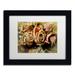 Trademark Fine Art 'Painted Old Roses' Framed Painting Print on Canvas Canvas | 11 H x 14 W x 0.5 D in | Wayfair LBR0316-B1114MF