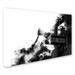 Trademark Fine Art 'One Way' Photographic Print on Wrapped Canvas Metal in Black/White | 22 H x 32 W x 2 D in | Wayfair YG7183-C2232GG