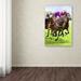 Trademark Fine Art 'Horse Racing' Print on Canvas Canvas | 19 H x 12 W x 2 D in | Wayfair ALI9037-C1219GG