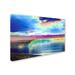 Trademark Fine Art 'Lakes 3' Graphic Art Print on Wrapped Canvas in White | 30 H x 47 W x 2 D in | Wayfair ALI12599-C3047GG