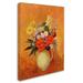 Trademark Fine Art 'Flowers II' Print on Wrapped Canvas Fabric | 24 H x 18 W x 2 D in | Wayfair BL01547-C1824GG