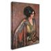 Trademark Fine Art 'Flores' Print on Wrapped Canvas Canvas | 24 H x 18 W x 2 D in | Wayfair AA00539-C1824GG