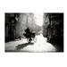 Trademark Fine Art 'Early Morning' Photographic Print on Wrapped Canvas in Black/White | 12 H x 19 W x 2 D in | Wayfair 1X02949-C1219GG