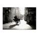 Trademark Fine Art 'Early Morning' Photographic Print on Wrapped Canvas Metal in Black/White | 22 H x 32 W x 2 D in | Wayfair 1X02949-C2232GG