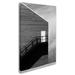 Trademark Fine Art 'Door to Nowhere' Graphic Art Print on Wrapped Canvas in Black/White | 19 H x 12 W x 2 D in | Wayfair 1X04304-C1219GG