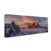 Trademark Fine Art 'The Story of the One Sunrise' Photographic Print on Wrapped Canvas Metal | 14 H x 32 W x 2 D in | Wayfair 1X00738-C1432GG