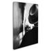 Trademark Fine Art 'Gone Are the Days' Graphic Art Print on Wrapped Canvas in Black/White | 19 H x 12 W x 2 D in | Wayfair 1X04152-C1219GG