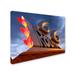 Trademark Fine Art 'Tucumcari 66 Sculpture' Photographic Print on Wrapped Canvas Metal | 24 H x 32 W x 2 D in | Wayfair ALI17903-C2432GG