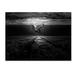 Trademark Fine Art 'Underwaterlandream' Photographic Print on Wrapped Canvas Metal in Black/White | 32 H x 32 W x 2 D in | Wayfair 1X02619-C1824GG