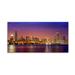 Trademark Fine Art 'Chicago Dusk full skyline' Photographic Print on Wrapped Canvas Canvas | 12 H x 24 W x 2 D in | Wayfair ALI17811-C1224GG