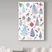 The Holiday Aisle® Tibay Christmas Trees' Watercolor Painting Print on Wrapped Canvas in Green | 19 H x 12 W x 2 D in | Wayfair ALI21164-C1219GG