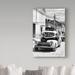 Trademark Fine Art 'Classic Car Taxi II' Photographic Print on Canvas in White | 47 H x 30 W x 2 D in | Wayfair PH01228-C3047GG
