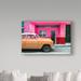 Trademark Fine Art 'Vintage Orange Car of Havana' Photographic Print on Wrapped Canvas Canvas | 12 H x 19 W x 2 D in | Wayfair PH00624-C1219GG