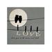 Trademark Fine Art 'Moon Lovers I' by Pela Studio Textual Art on Wrapped Canvas Canvas | 24 H x 24 W x 2 D in | Wayfair WAP0161-C2424GG