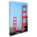 Trademark Fine Art 'Bridge 7' Photographic Print on Wrapped Canvas in White | 47 H x 30 W x 2 D in | Wayfair ALI19464-C3047GG