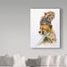 Trademark Fine Art Brother of The Wild - Wrapped Canvas Graphic Art Print Canvas in White/Black | 47 H x 35 W x 2 D in | Wayfair ALI25505-C3547GG