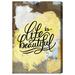 Ivy Bronx 'Beautiful Colorful Life' - Textual Art Print on Canvas Canvas, Wood | 24 H x 16 W in | Wayfair IVYB6025 40309312