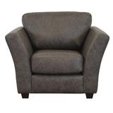 Club Chair - Wildon Home® Farda 41" Wide Top Grain Leather Club Chair Genuine Leather in Brown | 37 H x 41 W x 38 D in | Wayfair