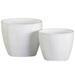 Ivy Bronx Susannah Round Ceramic Pot Planter Set Ceramic | 5.25 H x 6.25 W x 6.25 D in | Wayfair IVBX6626 45143504