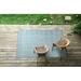 Blue 108 x 0.13 in Indoor/Outdoor Area Rug - Blue 108 x 0.13 in Indoor Area Rug - Ivy Bronx Buell Handwoven Flatweave Denim Area Rug Polyester | Wayfair