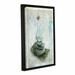 ArtWall Leaf Iv by Elena Ray Framed Painting Print Canvas in Gray/Green | 18 H x 12 W x 2 D in | Wayfair 0ray078a1218w