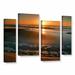 ArtWall Morning Has Broken by Steve Ainsworth 4 Piece Photographic Print on Wrapped Canvas Set Canvas in White | 24 H x 36 W x 2 D in | Wayfair