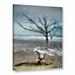 ArtWall Trees In Surf by Steve Ainsworth Photographic Print on Wrapped Canvas in Blue/Gray | 18 H x 14 W x 2 D in | Wayfair 0ain041a1418w